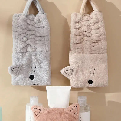 Charming Coral Fleece Hair Bow Headband™