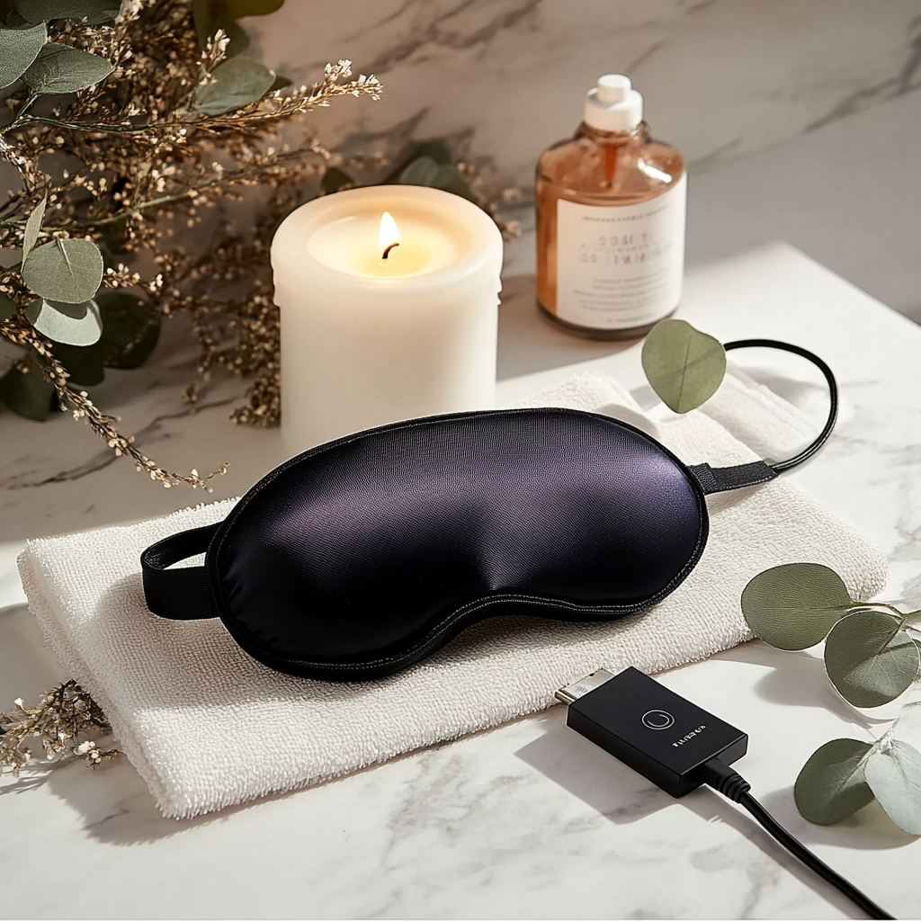 Auras Electric Heated Eye Mask Hot Compress Warm Therapy massager