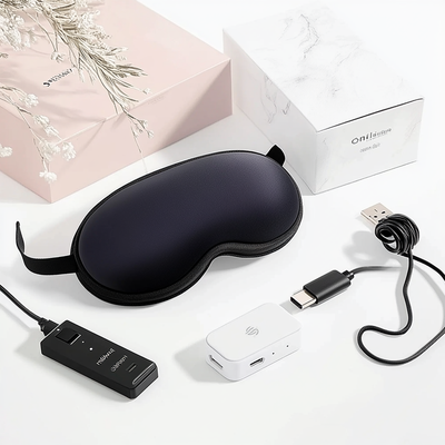 Auras Electric Heated Eye Mask Hot Compress Warm Therapy massager